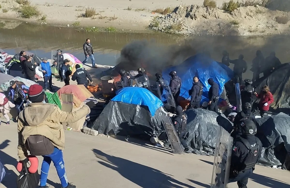 Autoridades Intentan Desalojar Campamento De Migrantes Venezolanos Del